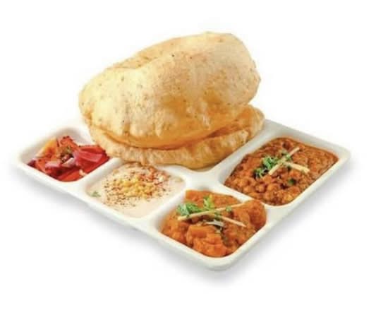 Chana Bhatura Thali