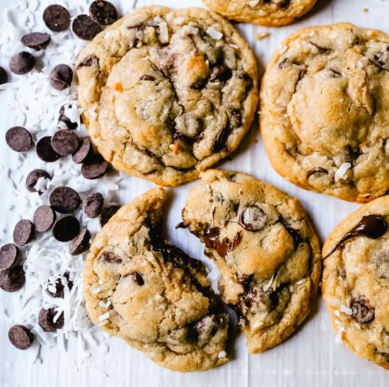 Toffee Coconut Choco Chip Cookie