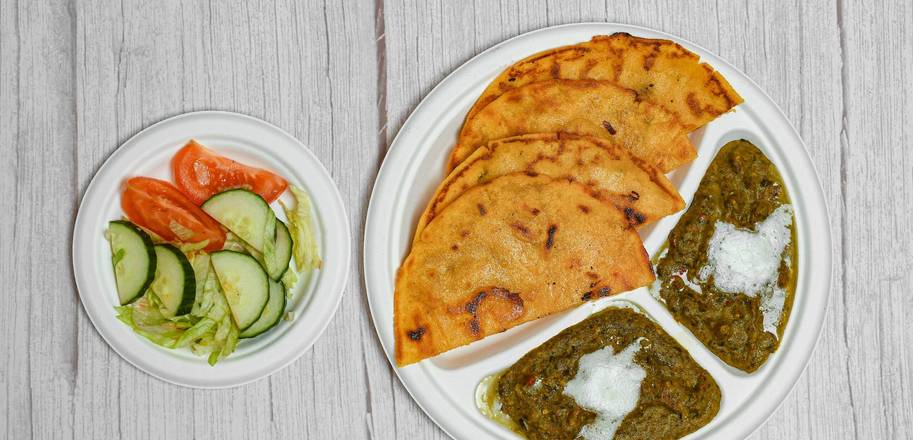 Saag and Makki Di Roti