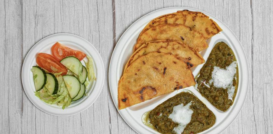 Makke di roti + Sarson ka Saag + Lassi special
