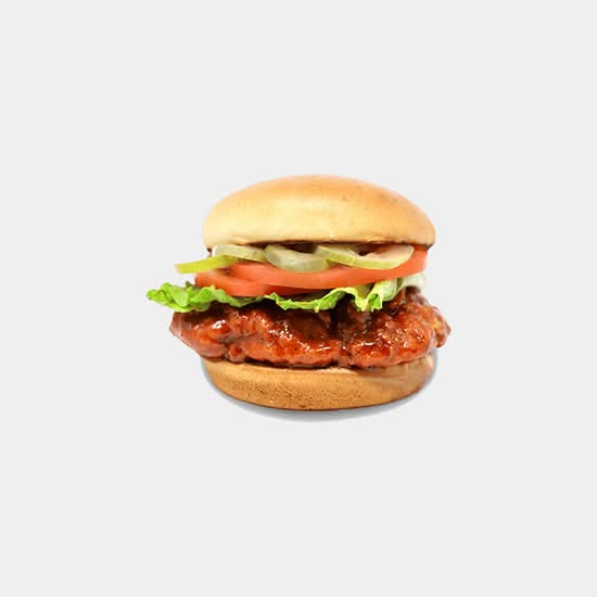 Burger au poulet nashville / Nashville Hot Chicken Burger