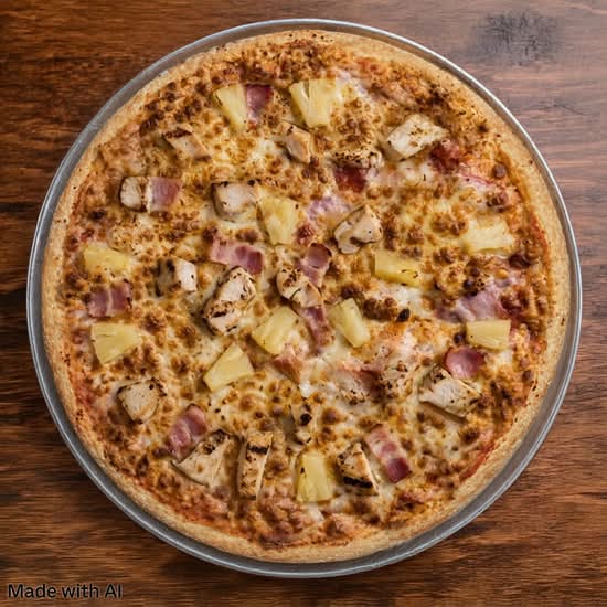 Maui BBQ Chicken Luau Pizza