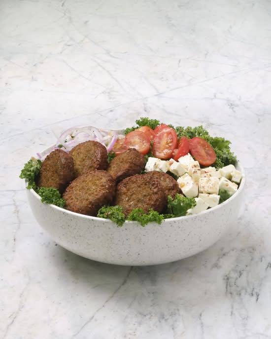 Kale and Falafel Salad