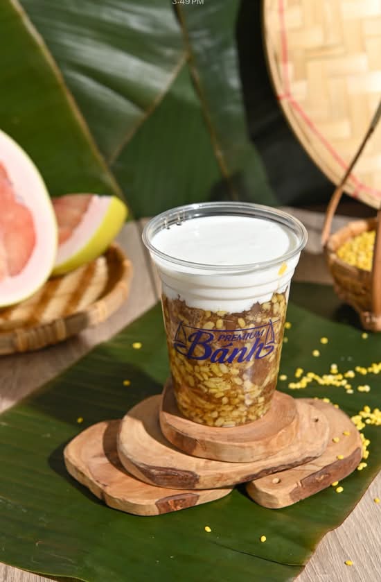 Grapefruit Skin Mung bean  Dessert (Chè Bưởi)