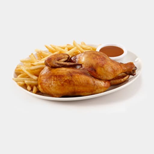 Half chicken meal / Repas demi-poulet