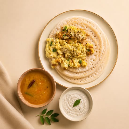Dosa omelette set