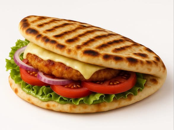 Aloo Tikki Naanwich