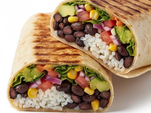 Avacado & Black Bean Wrap