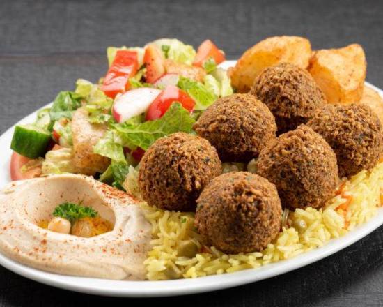 Falafel Plate (Vegan)