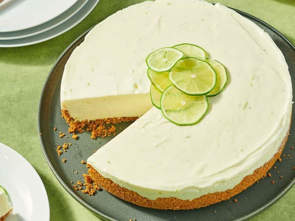 Lime Cheesecake slice