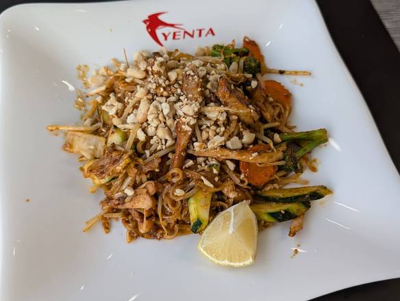 Pad thaï au poulet