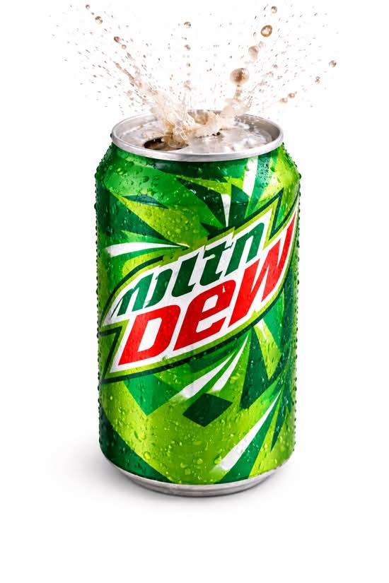 Mountain Dew Can pop