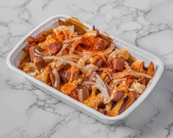 Cajun Hot Dog Poutine