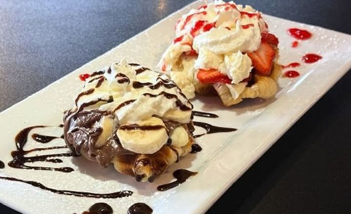 Strawberry & Nutella™ Mini Croffles