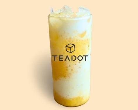 Golden Mango Coconut Milk Tea
