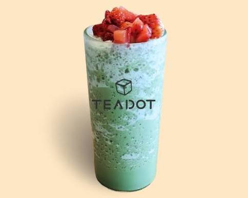 Strawberry Matcha Slush