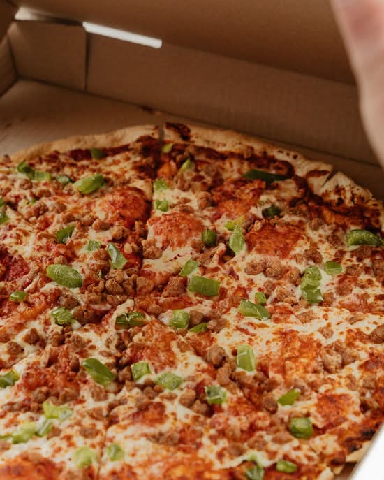 Pepperoni, Bacon & Sausage Pizza