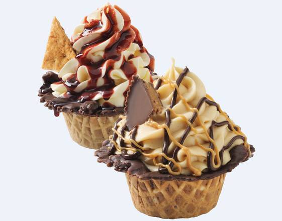 2-Pack Ice Cream Cupcakes (Turtle/Peanut Butter)