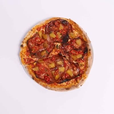 Hot & Honey Mortadella Pizza