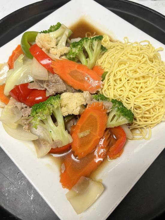 75. Season Mixed Vegetables Stir Fry with Noodles
