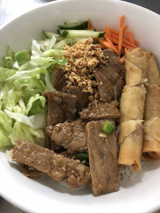 62. Char-Broiled Pork and Spring Roll Vermicelli