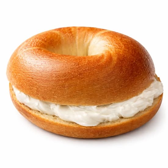 Bagel with Cream Cheese / クリームチーズのベーグル。