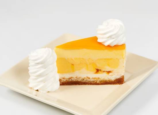 Mango Cheesecake Slice