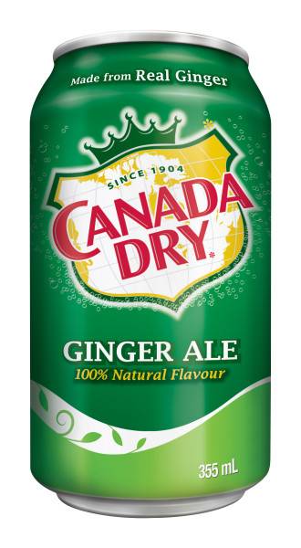 Canada Dry Ginger Ale Can, 355 mL