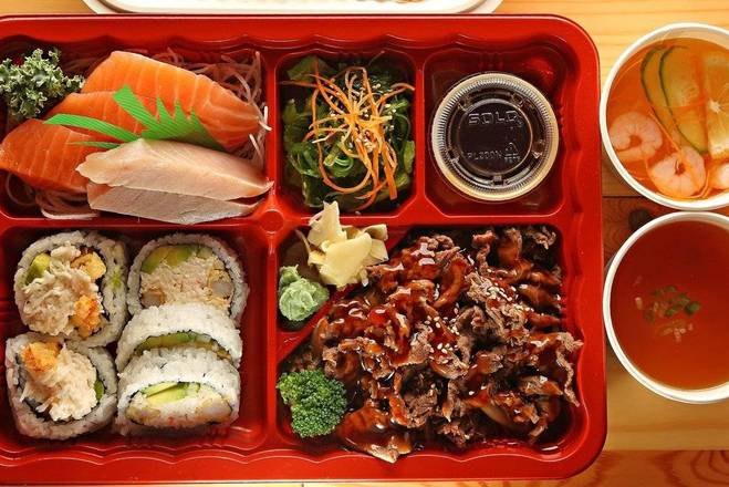 Dinner Teriyaki Bento B (Beef Teriyaki)