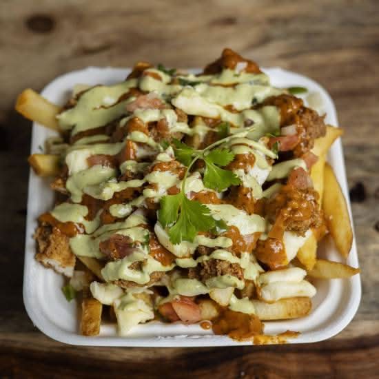 Butter Chicken Poutine Side