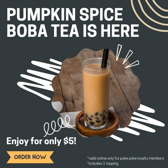 Pina Colada Boba Tea - Limited Time Offer