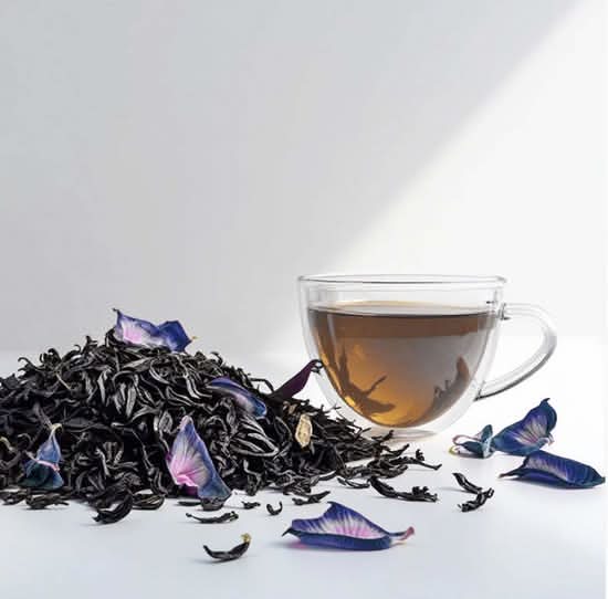 Black Tea with Butterfly Pea Flower