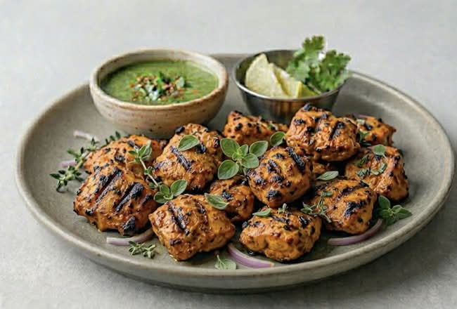 Cooked Chicken Tikka (lb)