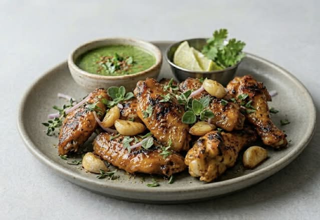 Cooked Honey Garlic Wings (12 pcs)