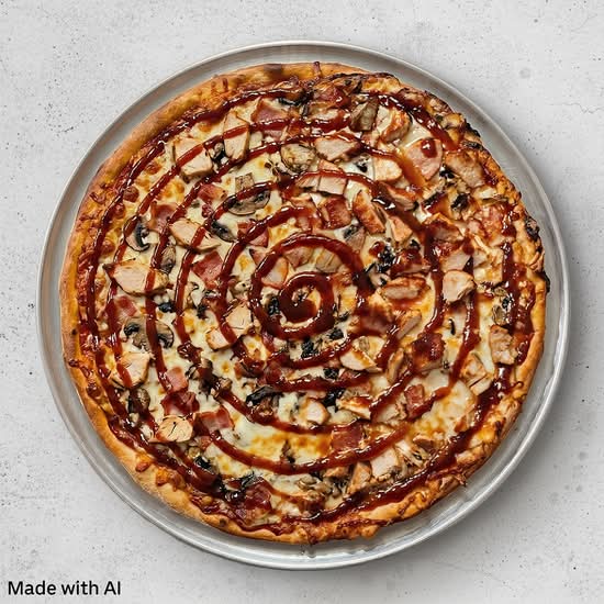 Individual BBQ Chicken Pizza