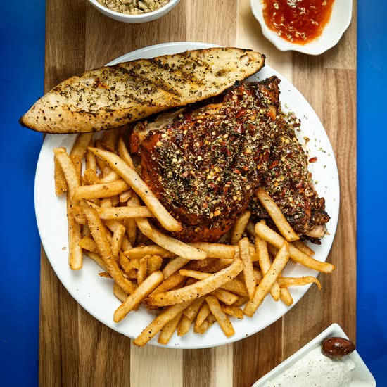 Demi-poulet à la cart