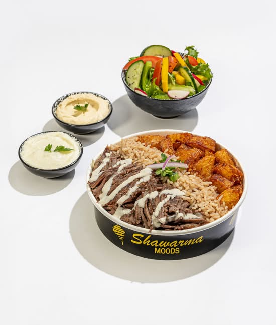 Plat Shawarma Boeuf/ Beef shawarma plate