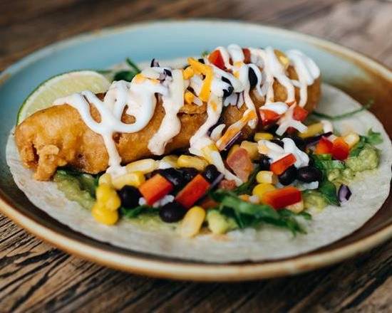 Fish Taco (Beer Battered & fried Alaskan Pollock)