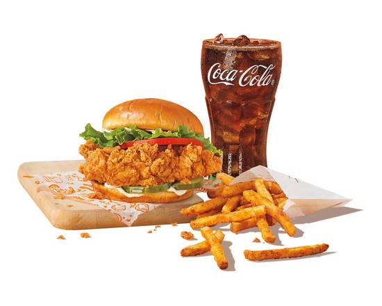 Spicy Deluxe Chicken Sandwich Combo
