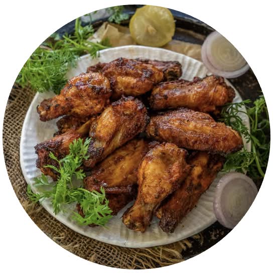 Tandoori Chicken Wings (10 Pieces)