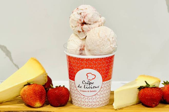 Strawberry Cheesecake Gelato