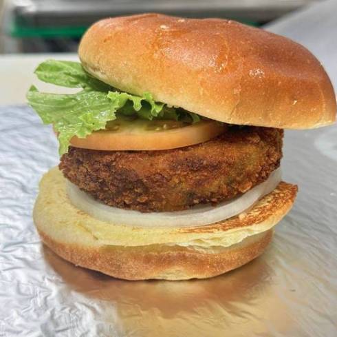 Aloo Tikki Burger (Indian Style)