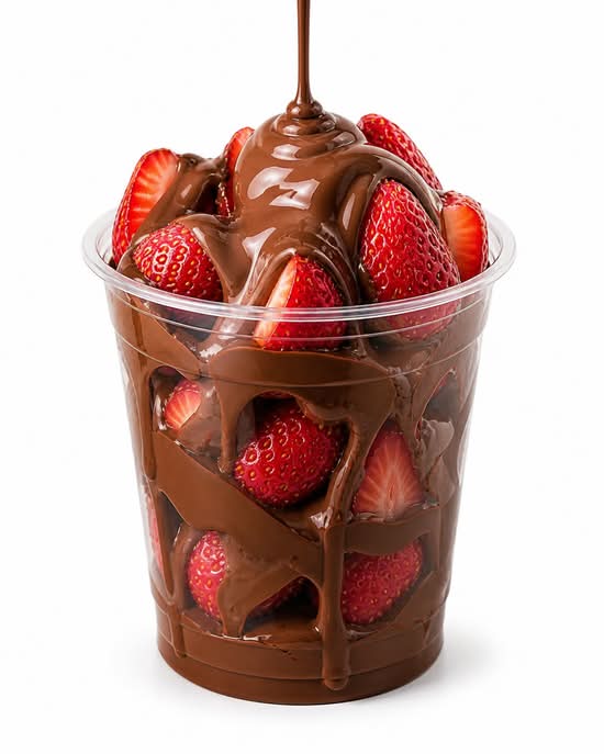 Belgian Chocolate Strawberry Cups