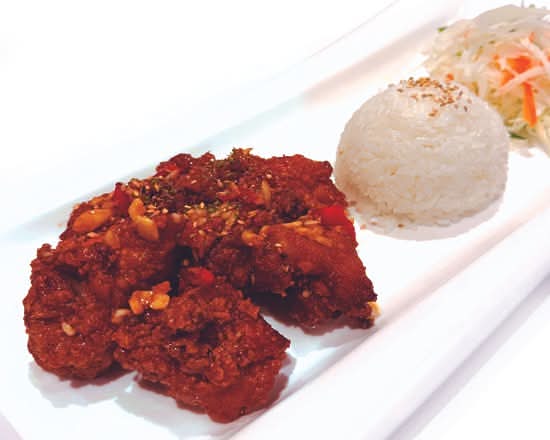 51A.  Yangyeom Chicken & rice(양념 치킨밥)