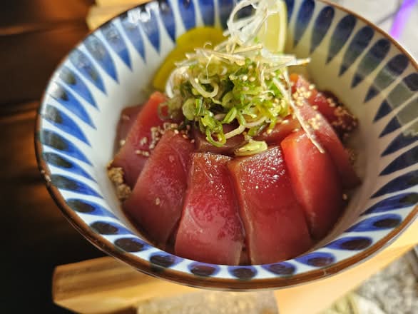 Marinated Tuna Sashimi Don