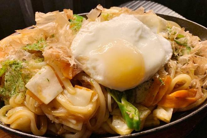 Stir Fried Udon(Yaki-Udon)