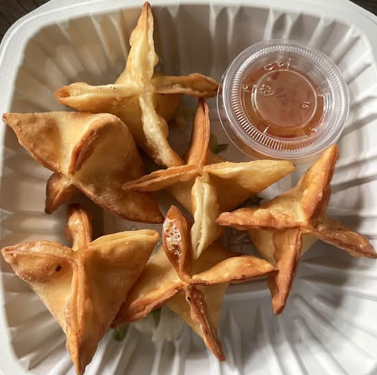 A16...Cream Cheese Wonton (Wonton Pho Mai) (6 pcs)