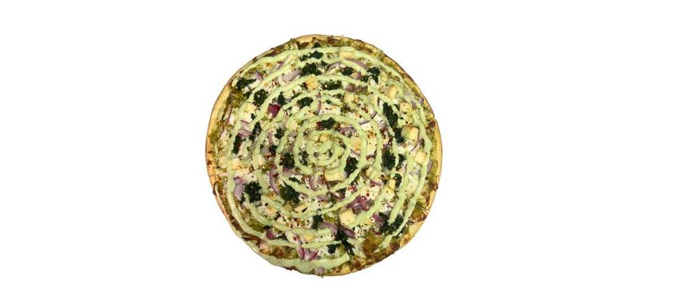 Palak Paneer/Chiken Pizza