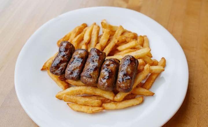 Large Fries & Donair Fingers-OO