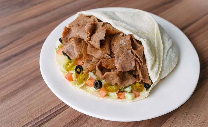 Small Beef Donair Pita Wrap